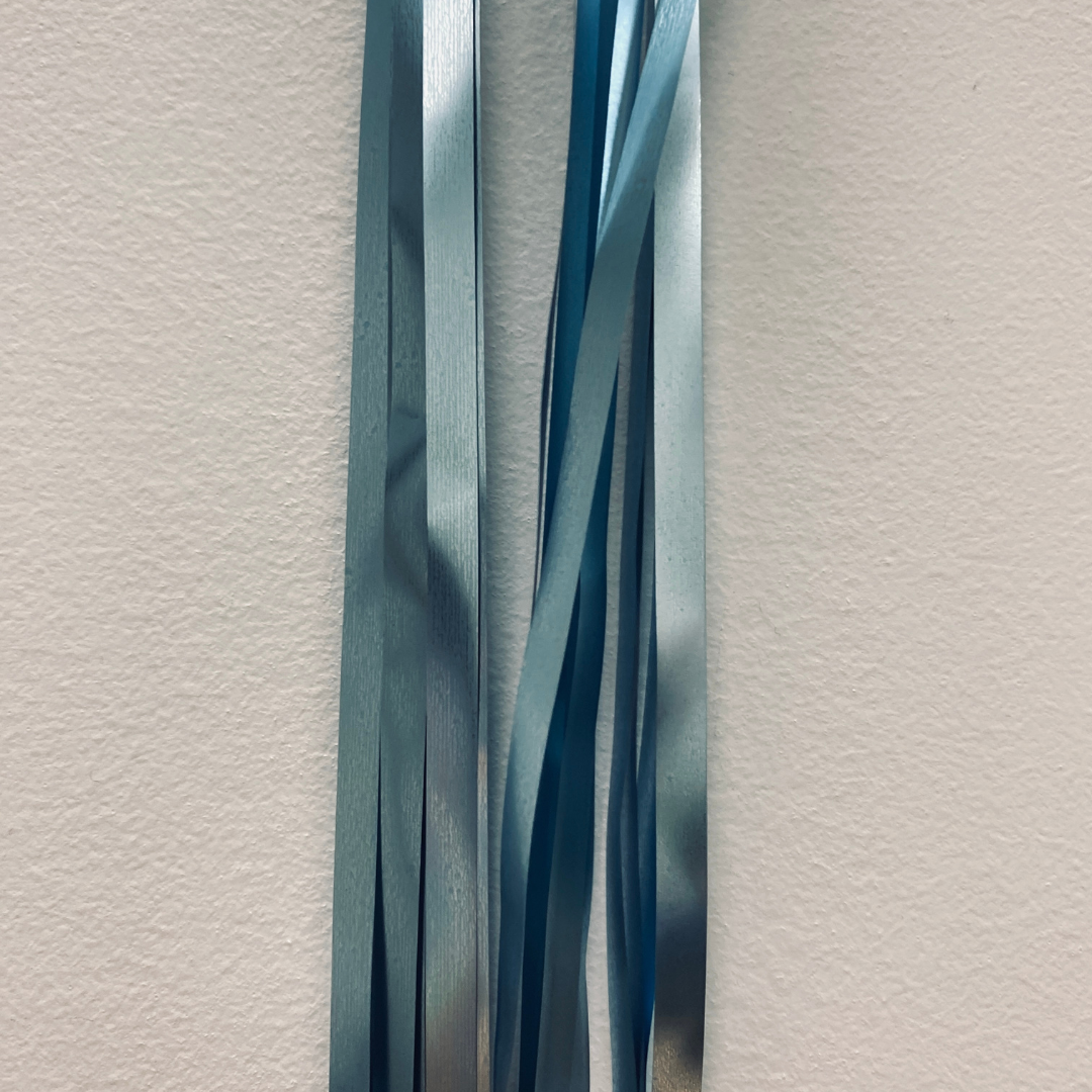 Light Blue Hanging Streamer Balloon Tails