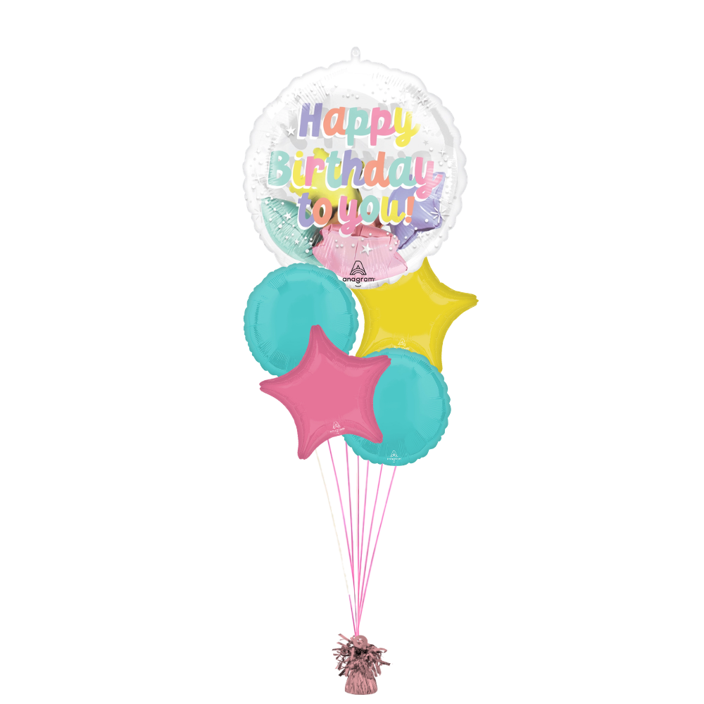 Vibrant Pastel Birthday Bouquet