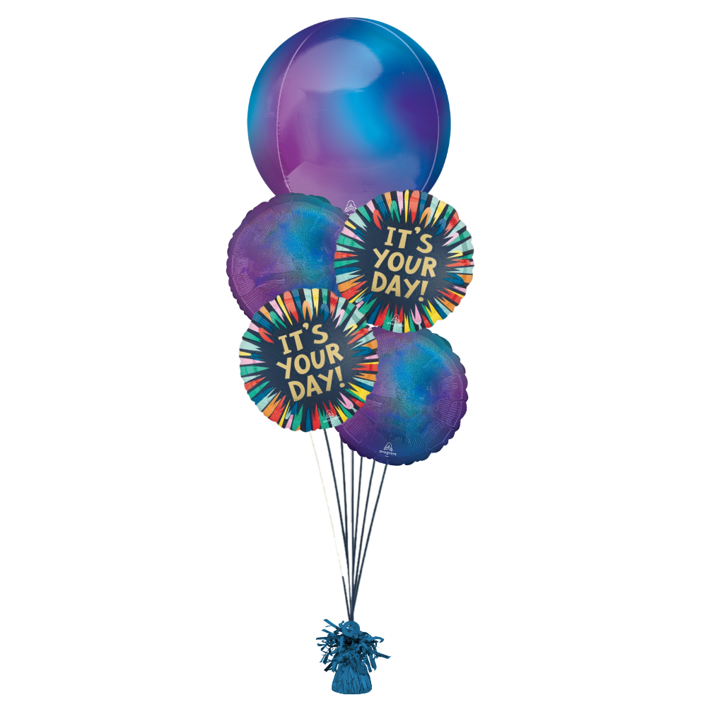 Stardust It's Your Day Balloon Bouquet