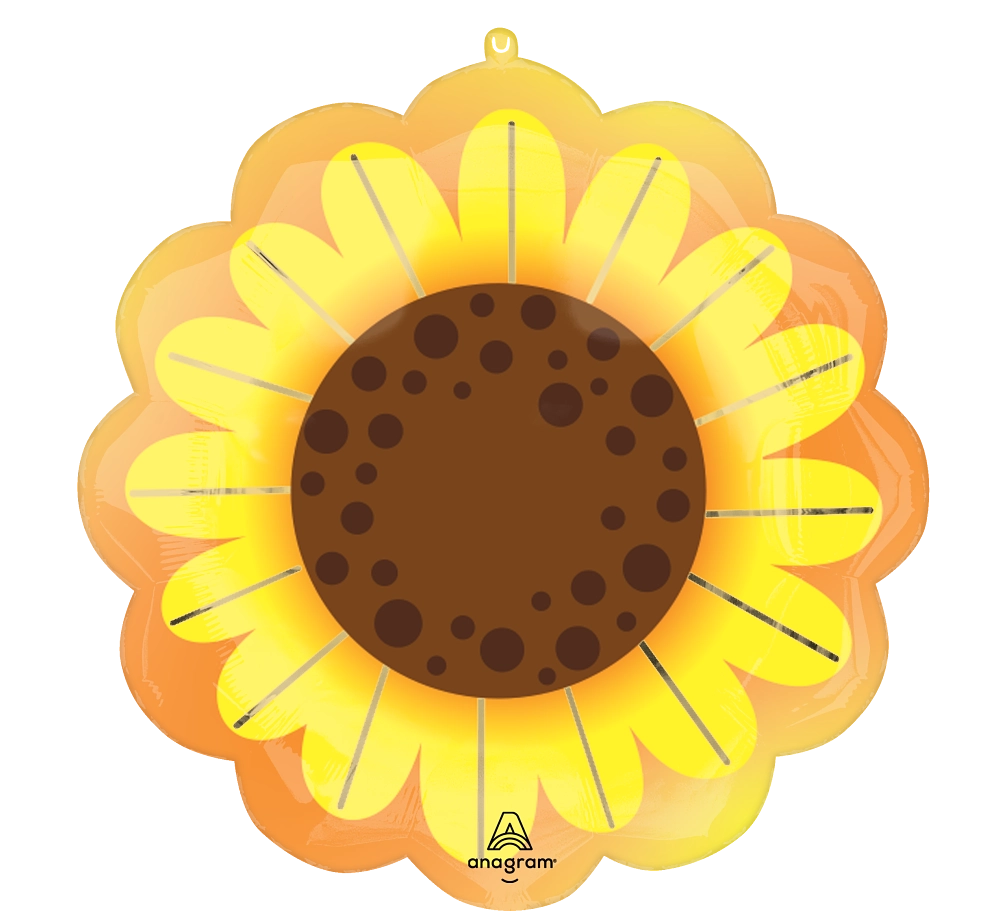 Sunflower Glow Foil Balloon