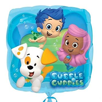 Bubble Guppies Square Balloon (18 Inch) - Main Image