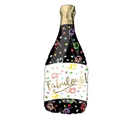 Gold Bubbly Fabulous Champagne Balloon (36 Inch)