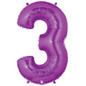 Extra Large 4' Purple Numbers
