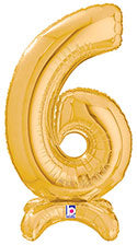 Non-floating, Standing 2' Gold Numbers (OPTIONS AVAILABLE)