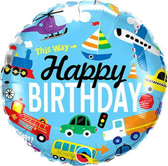 Trucks + Vehicles Balloons