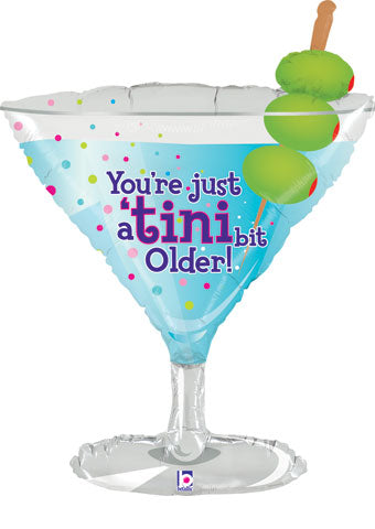 Martini Birthday Balloons