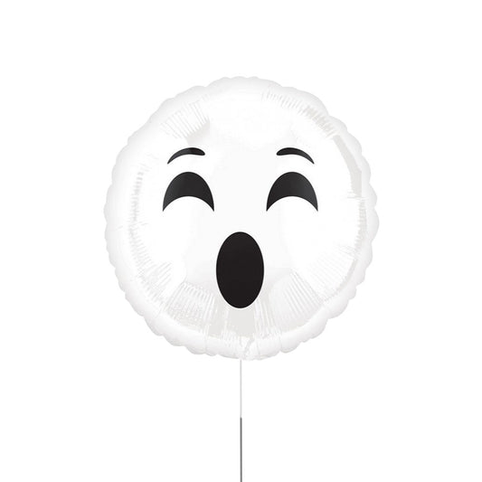 Minimal Ghost emoji #boo Foil Balloon