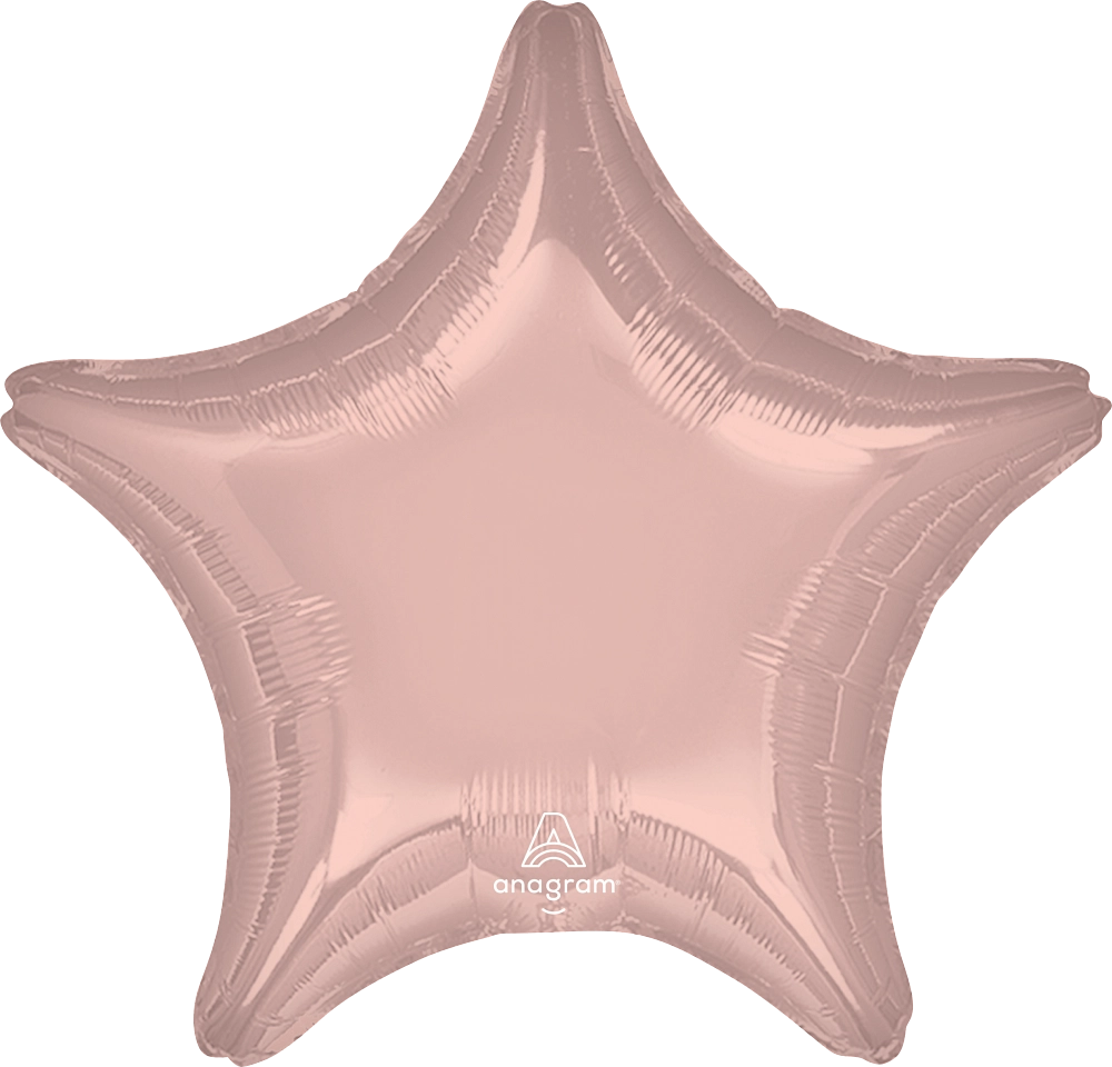 Metallic Pearl Pastel Pink Star 18" Foil Balloon