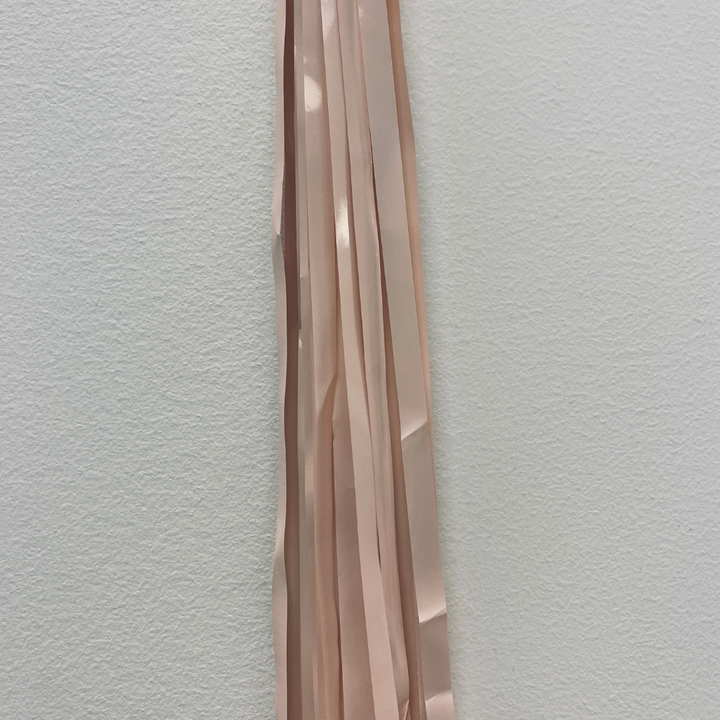 Pale Pink Hanging Streamer Balloon Tails