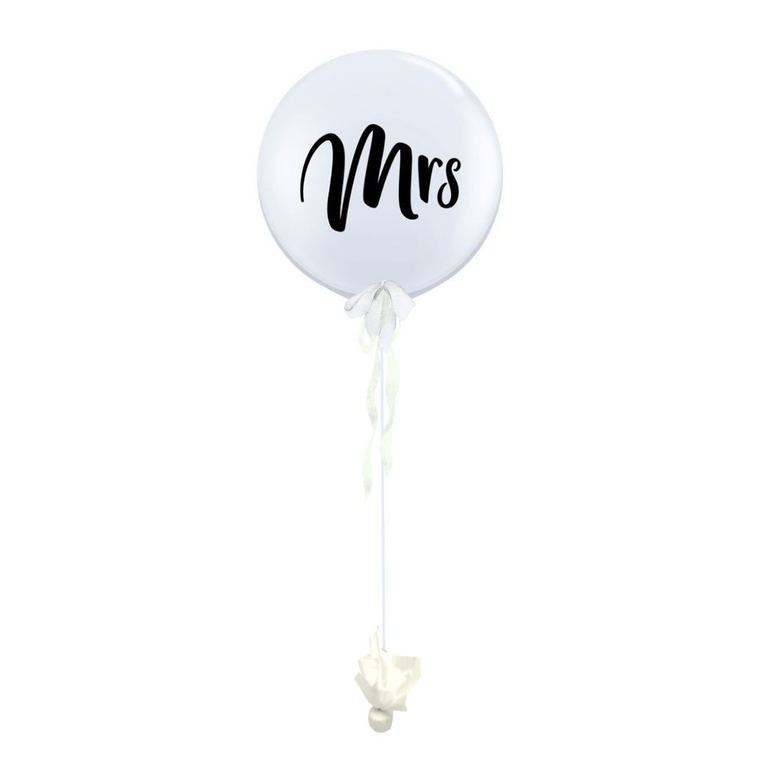 Mrs. Wedding Giant Gift Balloon