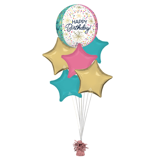 Confetti Sprinkles & Stars Birthday Balloon Bouquet