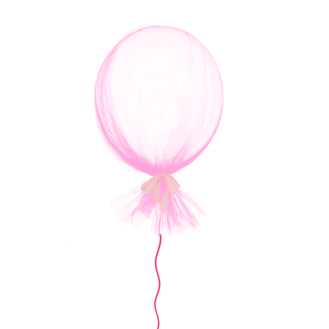 Tulle Covered Giant Gift Balloon
