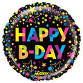 Mighty Bright Happy Bday Colorful Balloon (21 Inch)