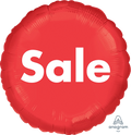 Red Generic Sale Announcement Foil Balloon