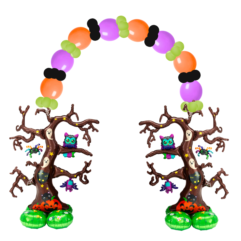 Halloween Spooky Trees Single Door Linking Arch