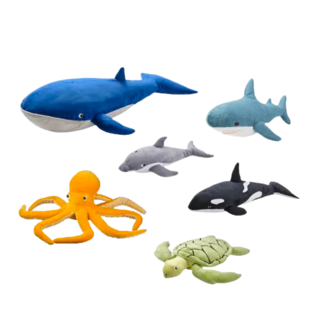 Ocean Animal Plush Rental Set