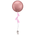 Rose Gold Tasseled Orb