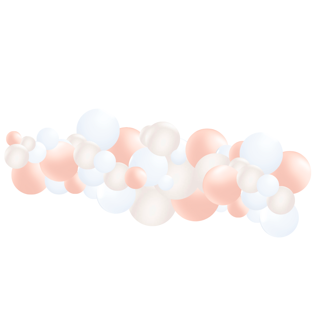 Pearly & Peach Garlands