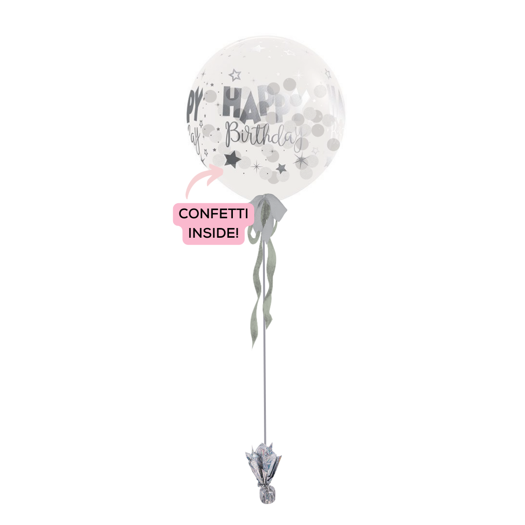 Confetti Birthday Giant Gift Balloon
