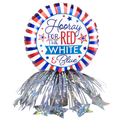 Hooray Stars & Stripes Fringe Centerpiece