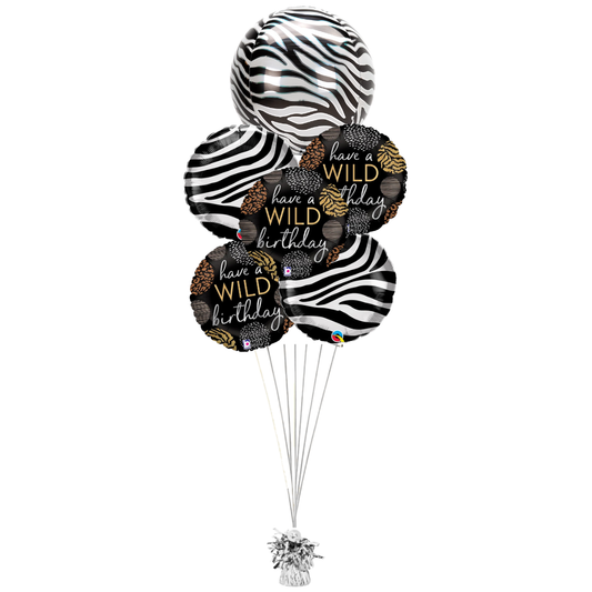 Have a Wild Birthday Animal Print Bouquet