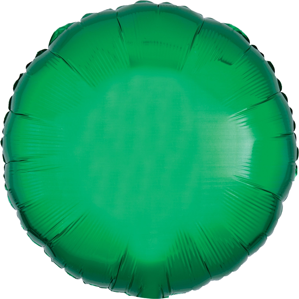 Metallic Green Circle 18" Foil Balloon