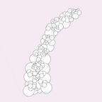 Custom 10 Foot Organic Balloon Demi Arch