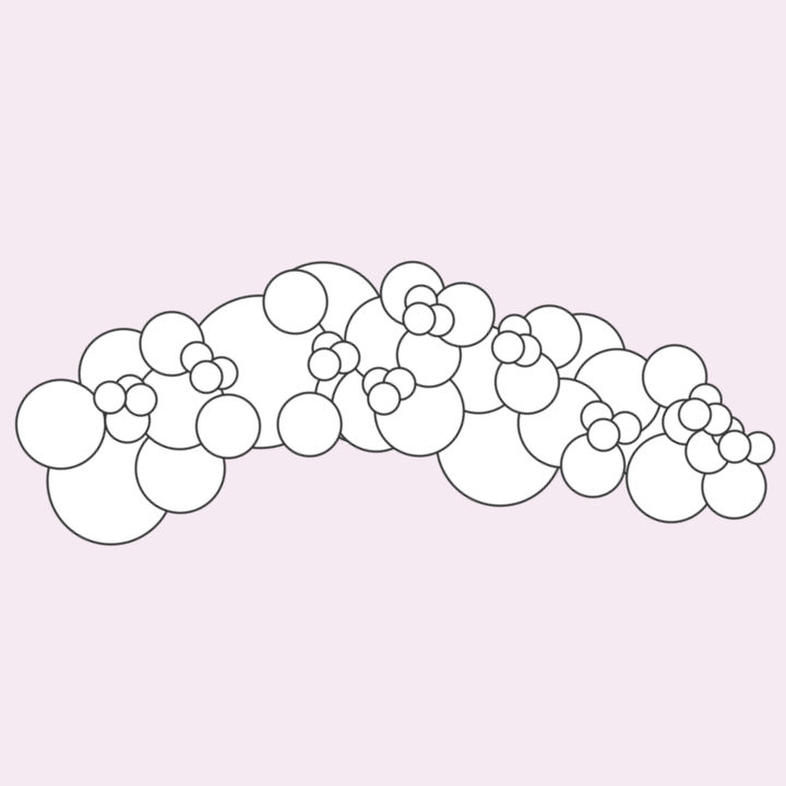 Custom Organic Balloon Garland