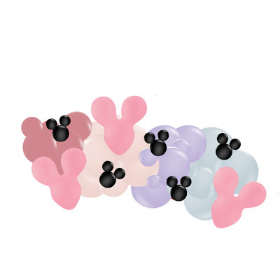 Matte Mouse Luxury Garlands (Pink & Blue)