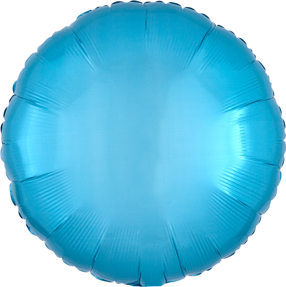 Caribbean Blue Round 18" Foil Balloon