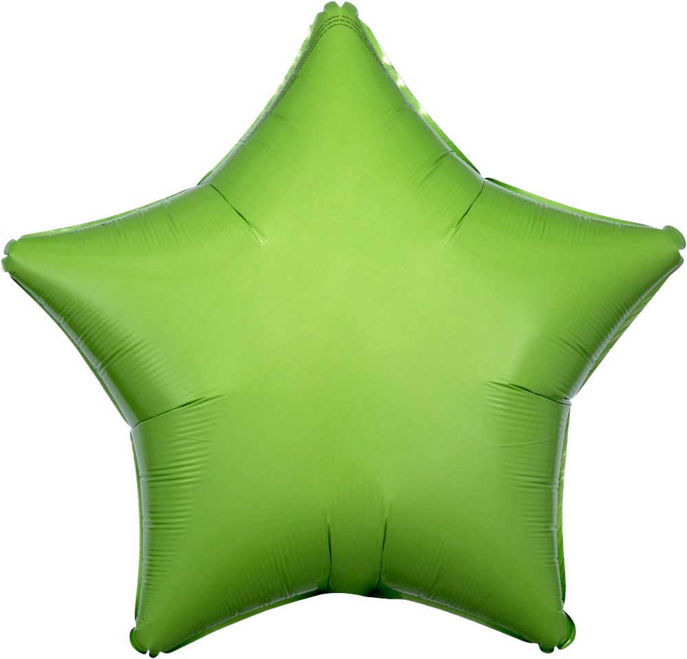 Kiwi Green Star 18" Foil Balloon