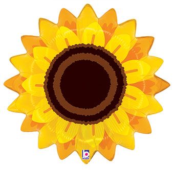 Autumn Sunflower Foil Balloon (22 Inch)
