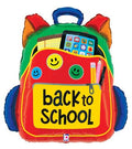 Back To School Backpack 25" Foil Balloon