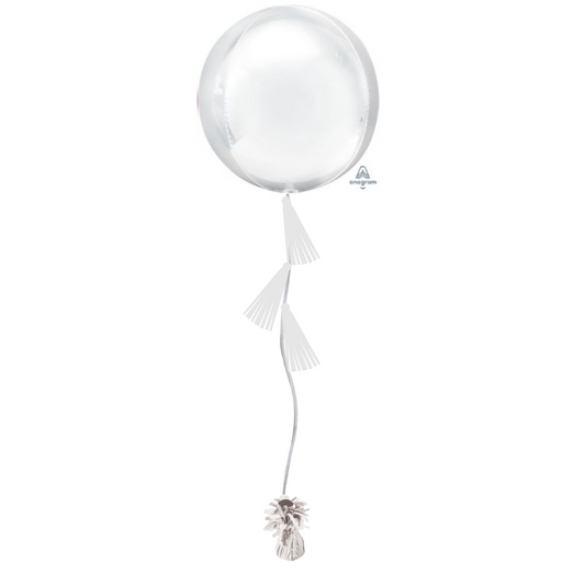 White Tasseled Orb