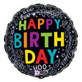 Happy Birthday Doodles Balloon (18 Inch)