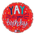 Yay It's Your Birthday Balloon (18 Inch)