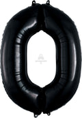 Floating Black Number "0" Balloon (3 Foot or 34 Inch)