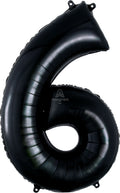 Floating Black Number "6" Balloon (3 Foot or 34 Inch)