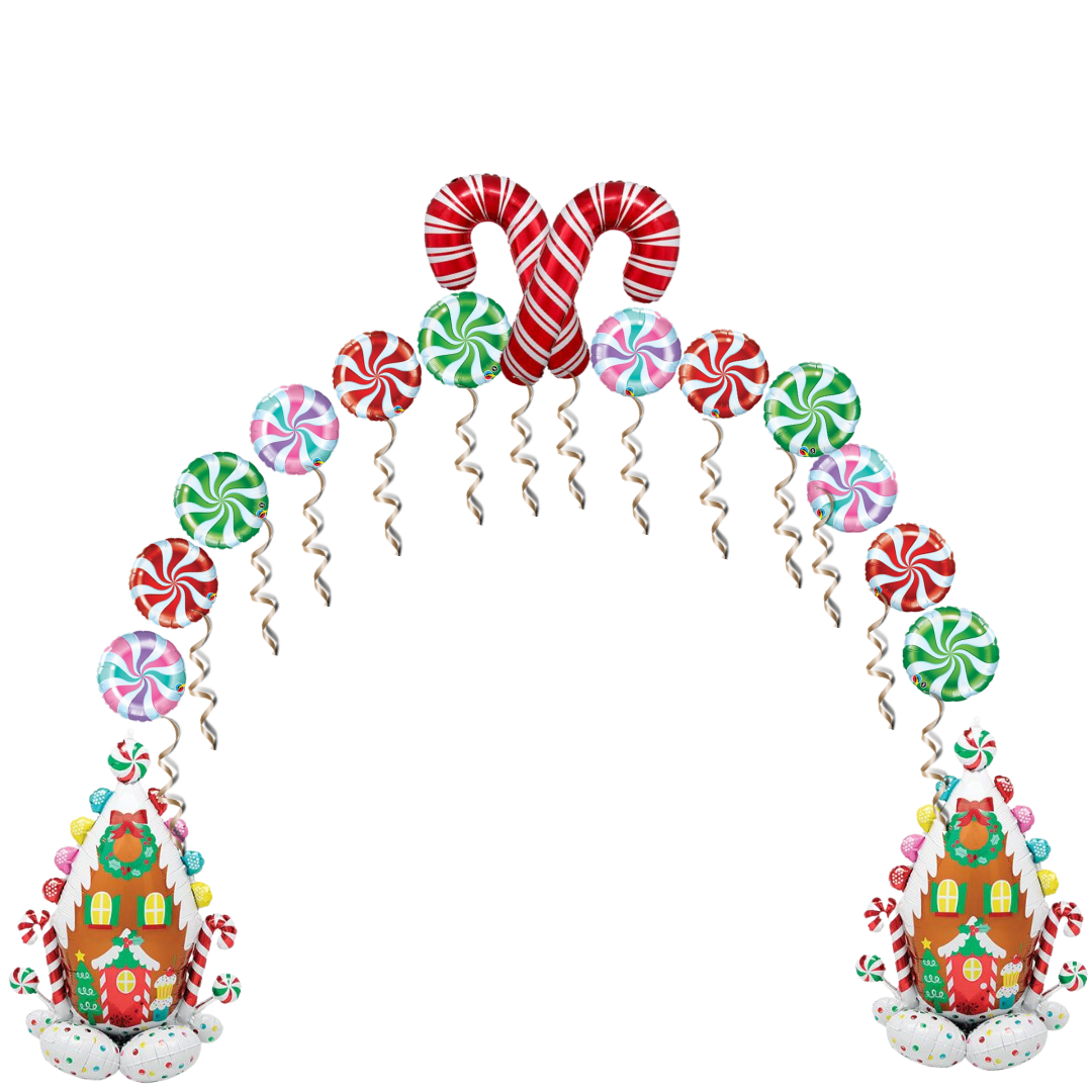 Airloonz gingerbread House 51" Foil Balloon