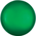 Green Solid Orbz Balloon (15 Inch)