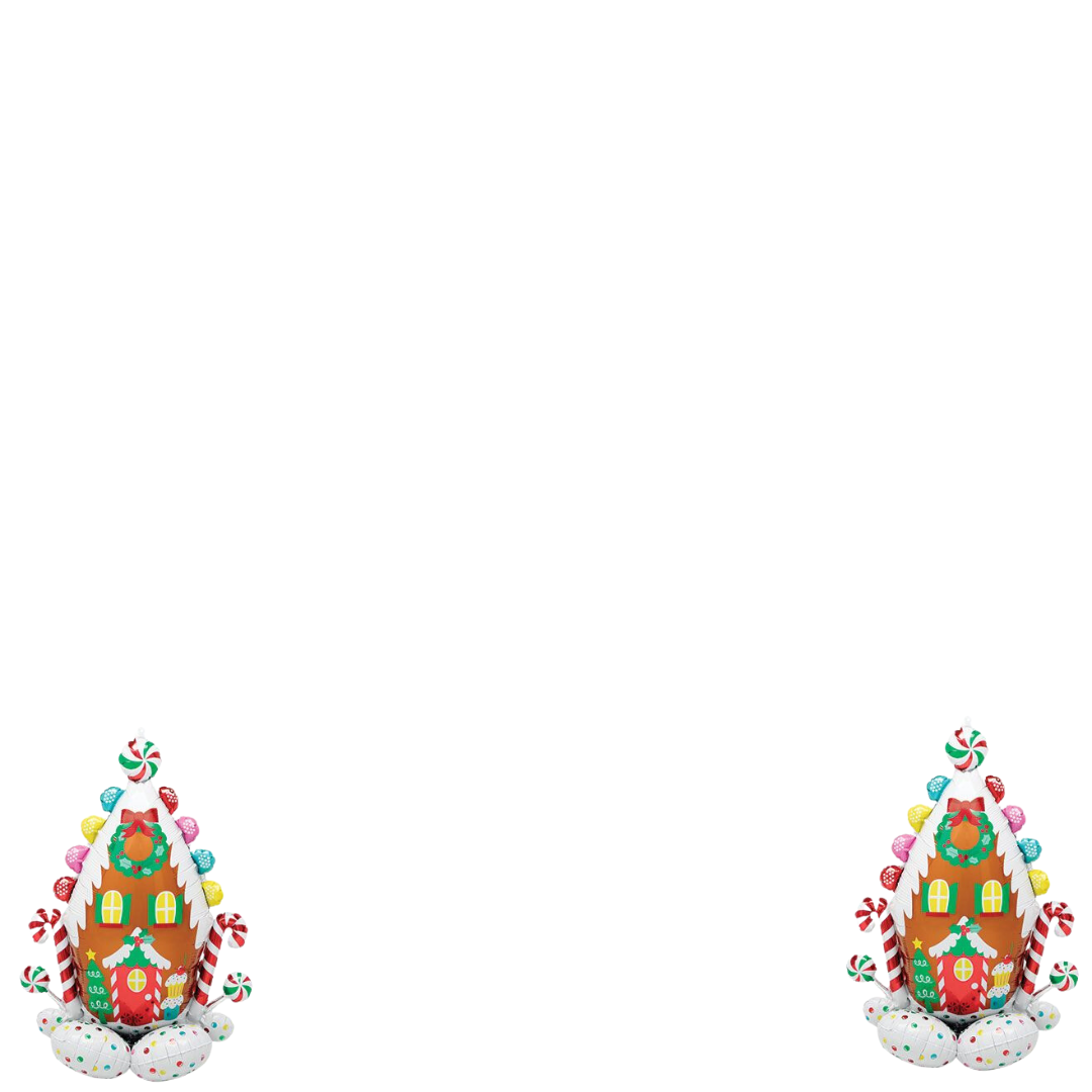 Airloonz gingerbread House 51" Foil Balloon