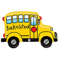Back to School Bus Foil Balloon