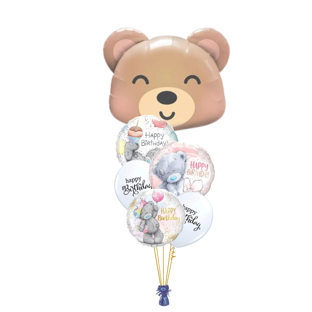 Cute Teddy Birthday Basic Bouquet