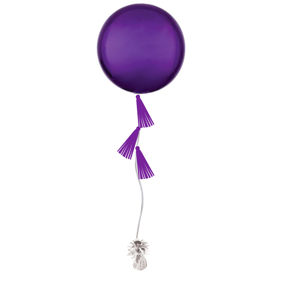 Purple Tasseled Orb
