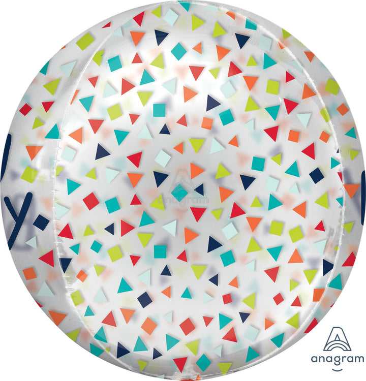 Happy Birthday Reason to Celebrate Orbz Balloon (15 Inch)
