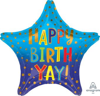 Happy Birth-YAY Balloon (18 Inch)