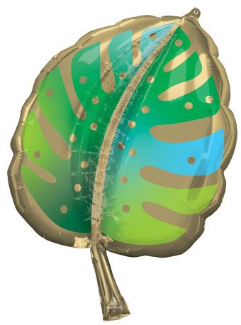 Palm Frond Golden Balloon (30 Inch)