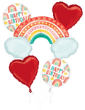 Retro Rainbow Birthday Bouquet Kit