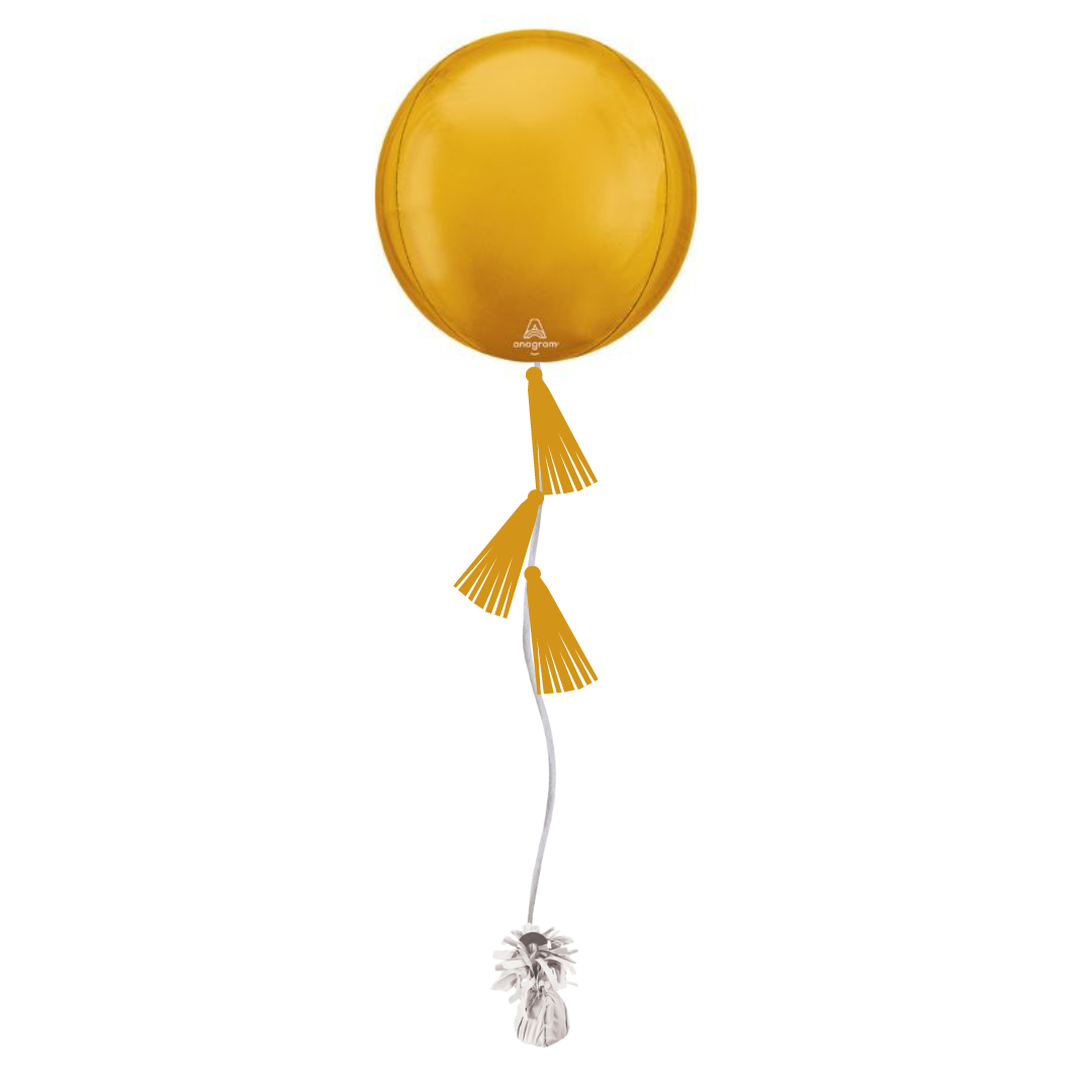 Gold Tasseled Orb