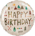 Camping Wilderness Birthday Balloon